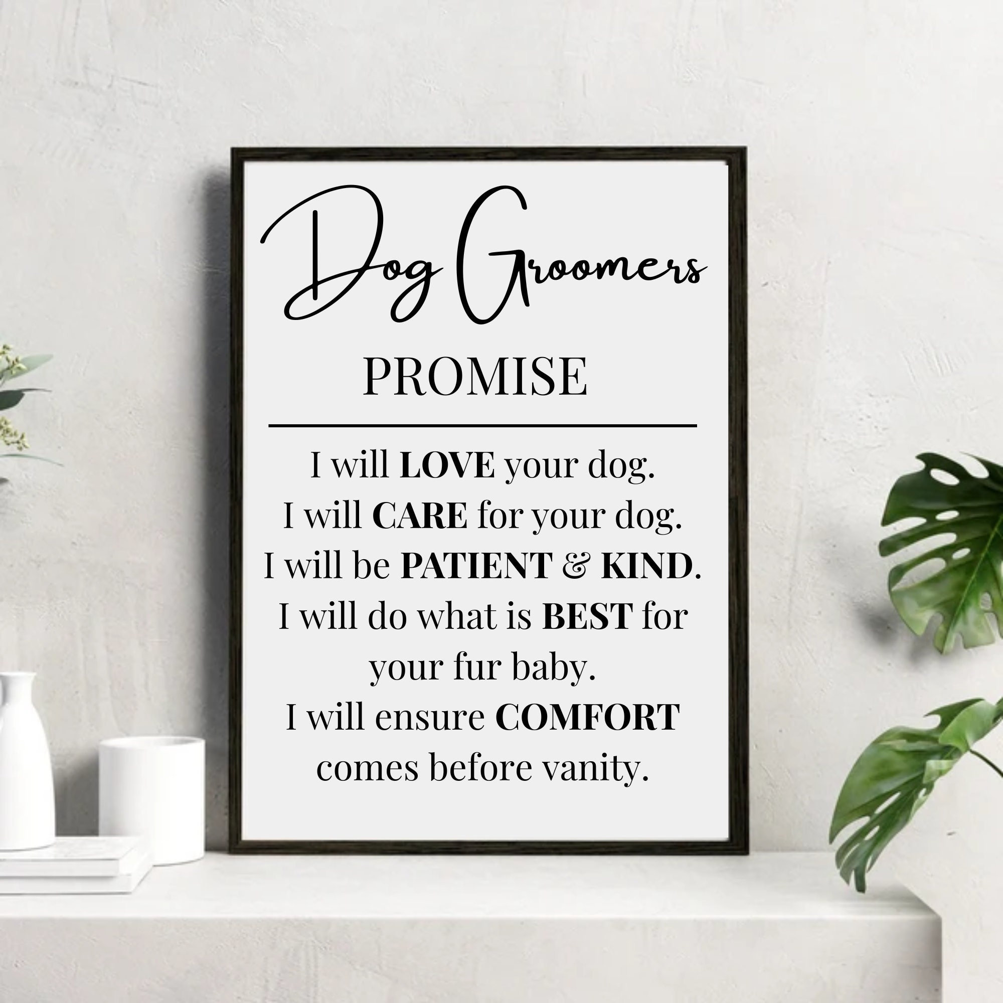 I'm A Dog Groomer T Shirt, Dog Groomer's Promise T Shirt I'm A Dog Groomer T Shirt, Dog Groomer's Promise T Shirt
