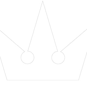 Kingdom Hearts Crown Template