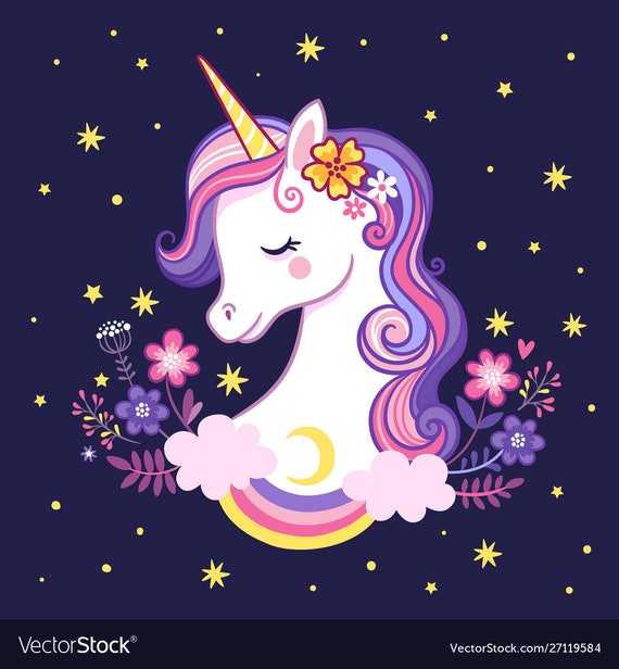 Unicorn Land 2 Coloring Pages 12 | Etsy