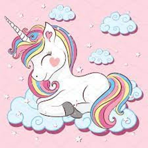 Unicorn Land coloring pages 12 | Etsy