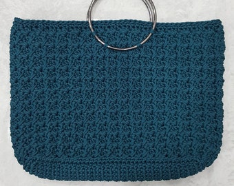 Chique Handmade Knitted Unique Bag | Elegant Crochet Bag | Handknitted Shoulder Bag | Fashion Bag