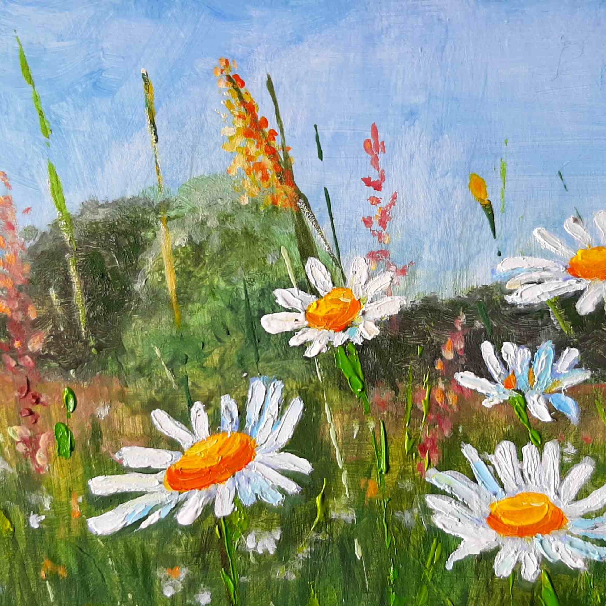 Déco Murale Imprimée sur Toile Peaceful Poppy Fields