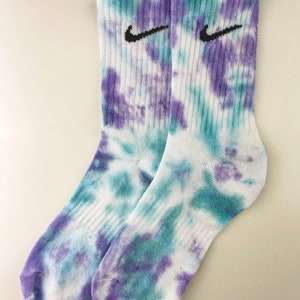 Nike Socken Tiedye , batik petrol-lila