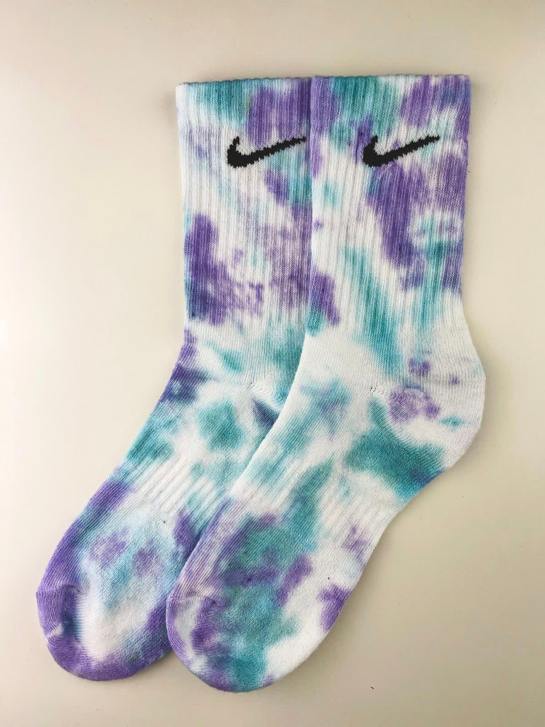 Nike Socks Tiedye, batik petrol-lila