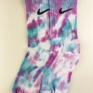 Nike Socken Tiedye , batik petrol-pink