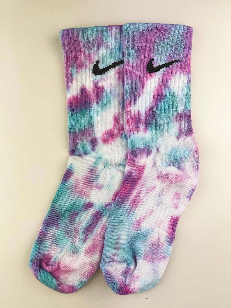 Nike Socks Tiedye, batik petrol-pink