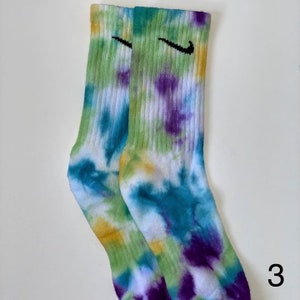 Regenbogen Batik Strümpfe Socken Tie Dye Bild 5