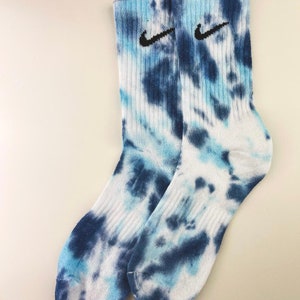 Nike Socks Tiedye, batik hellblau-dunkelblau