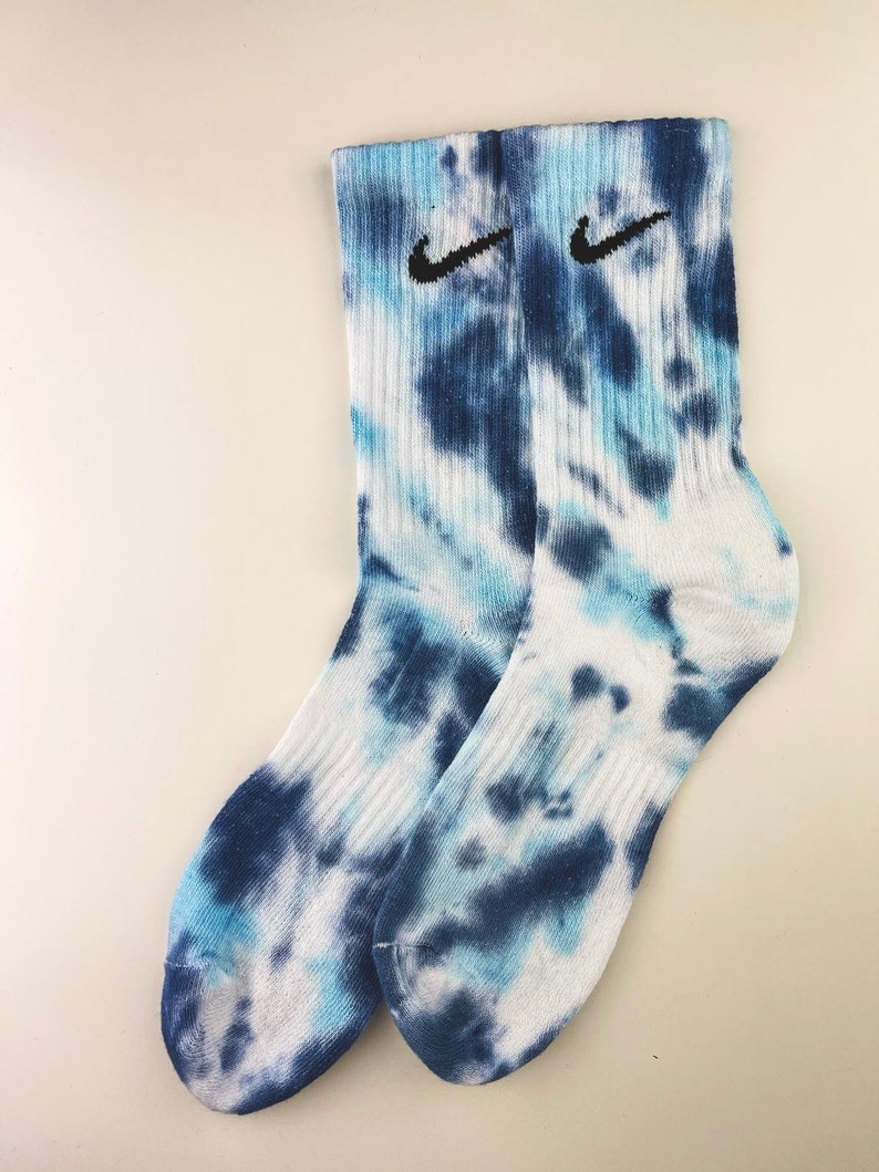 Nike Socken Tiedye , batik hellblau-dunkelblau