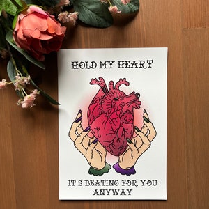 pierce the veil inspired art print, A4/A5 art print, traditional tattoo art, gift for boyfriend, gift for friend, wall decor, wall art