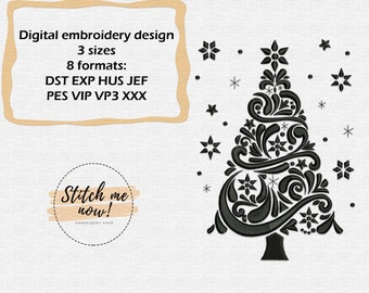 Christbaum Stickdatei