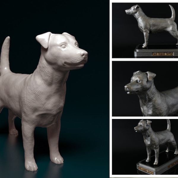 Personalisierte Jack Russell Terrier Hundestatue