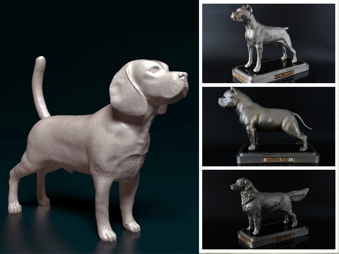 Personalized Beagle Dog Statue Etsy