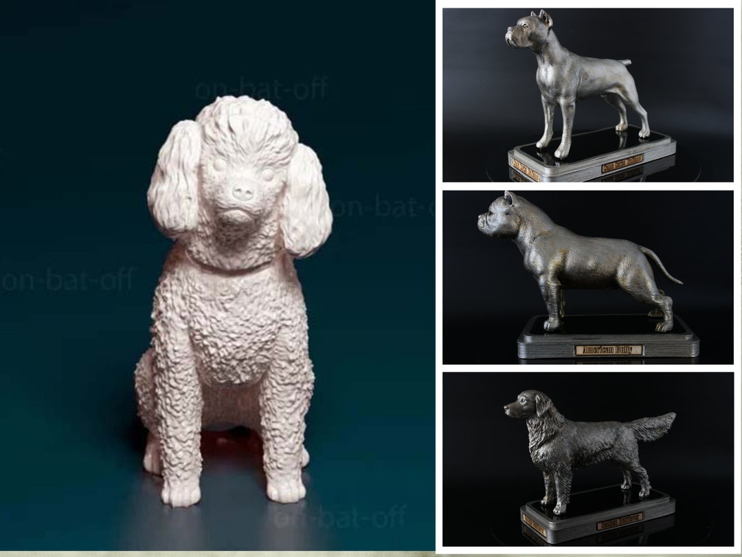 Personalized Toy Poodle Dog Statue Etsy