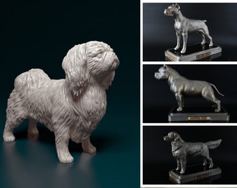 Personalized Pekingese Dog Statue