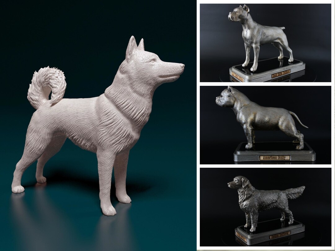 Personalized Laika Dog Statue Etsy