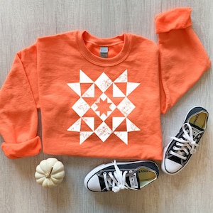 Fall Quilt Sweatshirt for Quilters, Quilting Gift, Autumn Quilting Shirt, Quilt Retreat or Quilt Guild Sweatshirt, Gift for Grandma