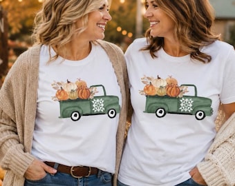 Cute Fall Shirt for Women, Pumpkin Patch T-Shirt, Fall Outfit, Autumn Tee for Women, Thanksgiving Shirt, Womens Thanksgiving Tee, Vintage