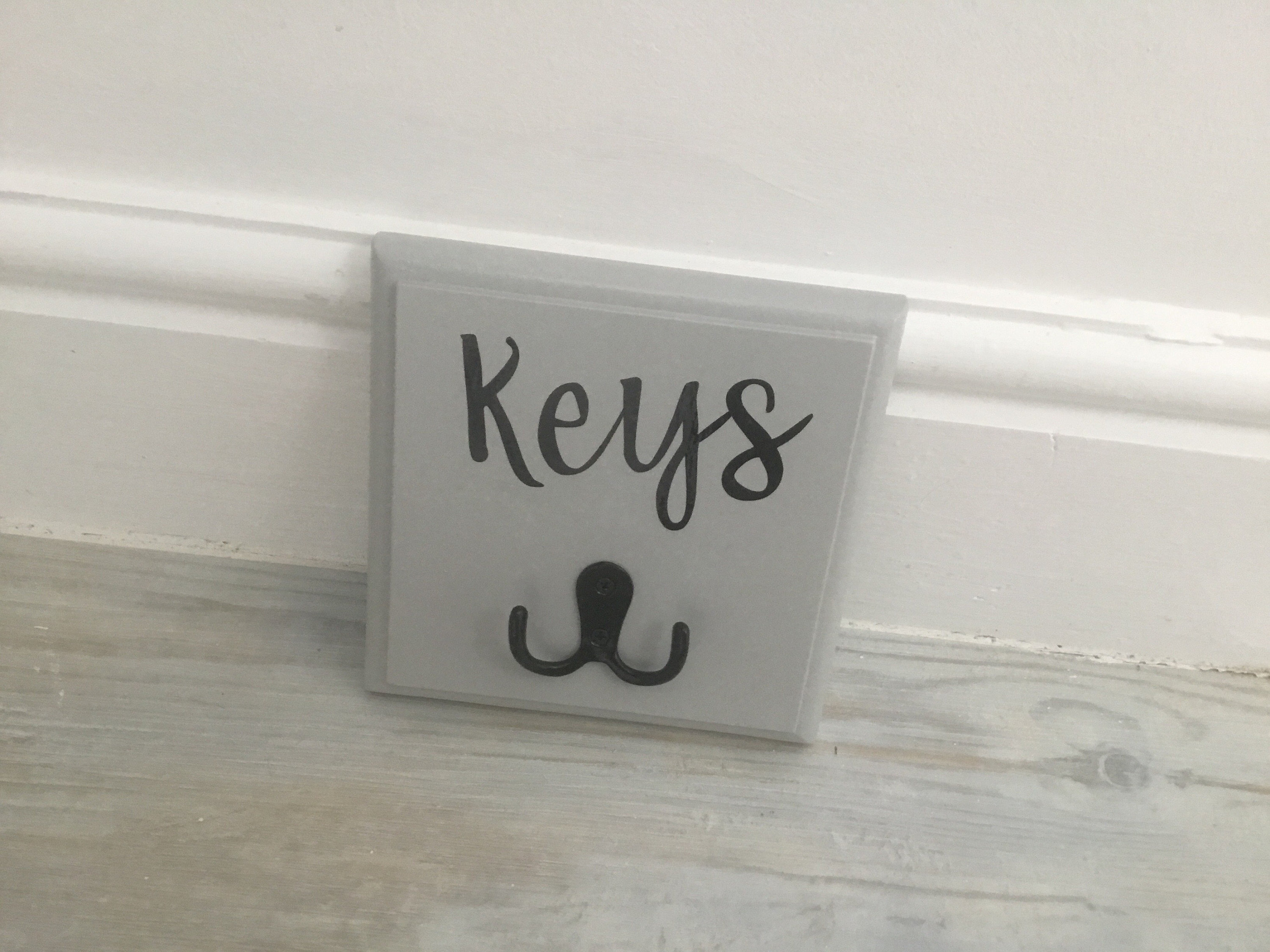 wooden key holder