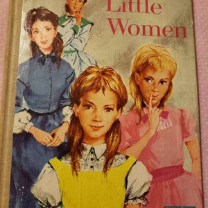 Blue Jay & Sweet Pea Vintage Book Shelf! Vintage Little Women Classic Story Book*Louisa May Alcott*Golden Pleasure Classics*