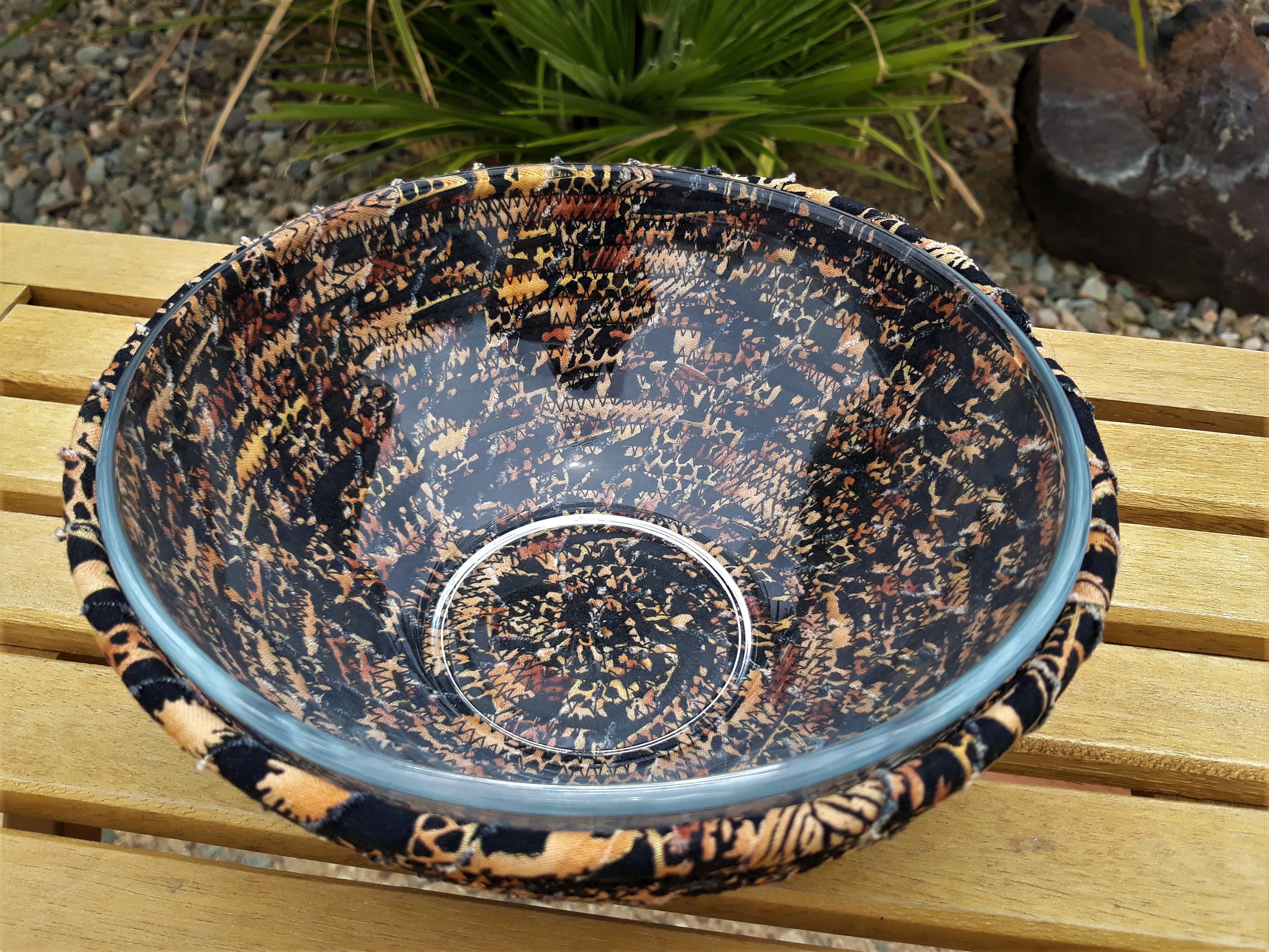 Serveware Basket With 6.75 Glass Bowl Insert Etsy UK