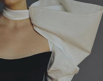 Patrón de costura en PDF para manga larga con lazo y lazos en la espalda, tallas S-2XL (EE. UU. 4-16)