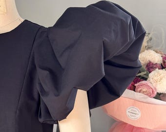 Patrón de costura de manga abullonada / Manga globo tipo hongo