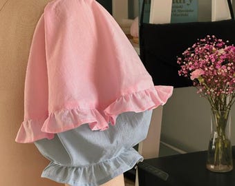 Costura de mangas abullonadas / Ribete de volantes, manga farol (Patrón PDF)