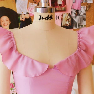 Sweetheart neckline Dress with with bare frill neckline|PDF Sewing Pattern  S-5XL | US 4-30 dress for women wedding guest