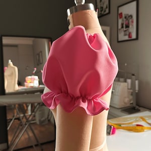 Short Puff Sleeve | PDF Sewing Pattern S-5XL | US 4-30 Princess Sleeve