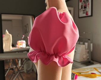 Patrón de costura en PDF para manga corta abullonada (tallas S-5XL, EE. UU. 4-30, manga princesa)