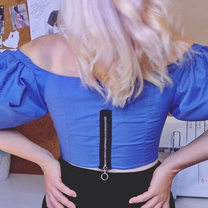 Sweetheart Neckline Puff Sleeve Top Sewing Pattern (PDF) - Etsy