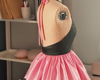 Tie back halter Top | Open back with Ties PDF Sewing Pattern XXS-3XL | US 0-20