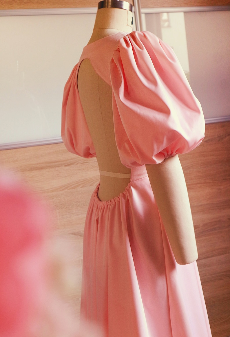 Side view of the dress from a different angle