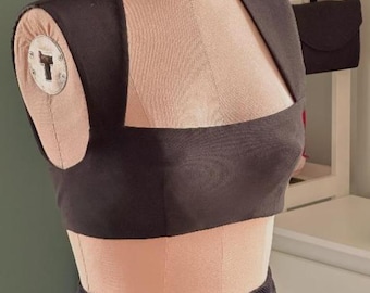 Patrón de costura en PDF para top de cuello cuadrado XXS-3XL / EE. UU. 0-20