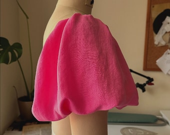 Patrón de costura en PDF para mangas abullonadas (tallas S-2XL/US4-16) / Manga de hongo / Manga de burbuja