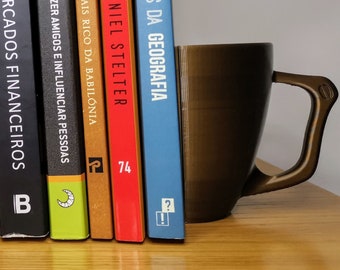 Tea Cup Bookend | Decorative Tea Cup Book Holder. Teacup Book Stand