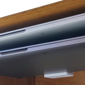 Double Laptop Holder Mount for Desk | Under Desk Laptop Stand