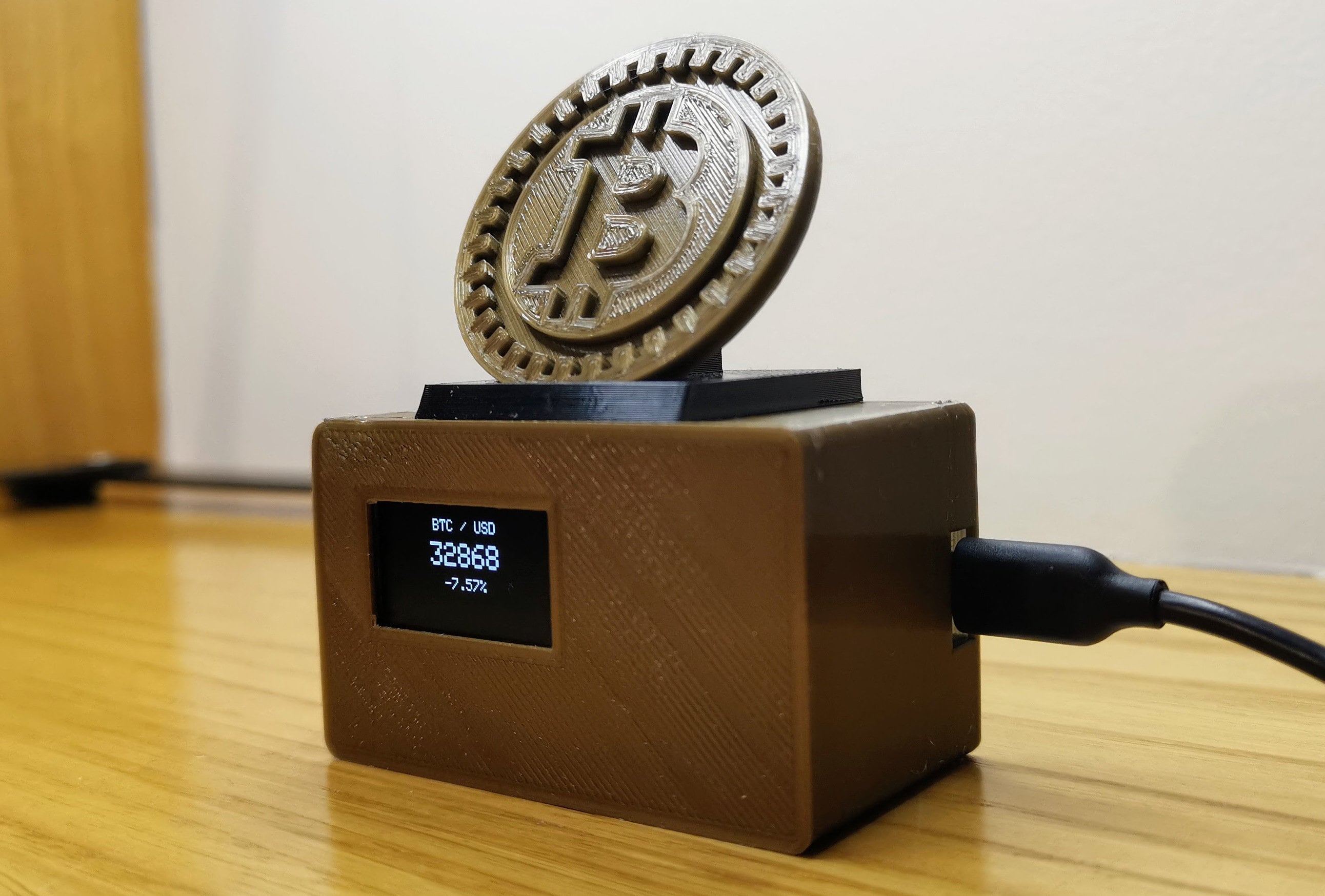 Live Bitcoin Track Price Ticker, Display Wifi, BTC Ticker Price Customized,  Supports All Currencies - Etsy Israel