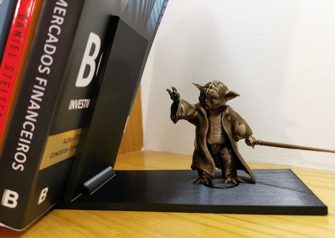 Star Wars Yoda Bookend home office organizer office decor Etsy