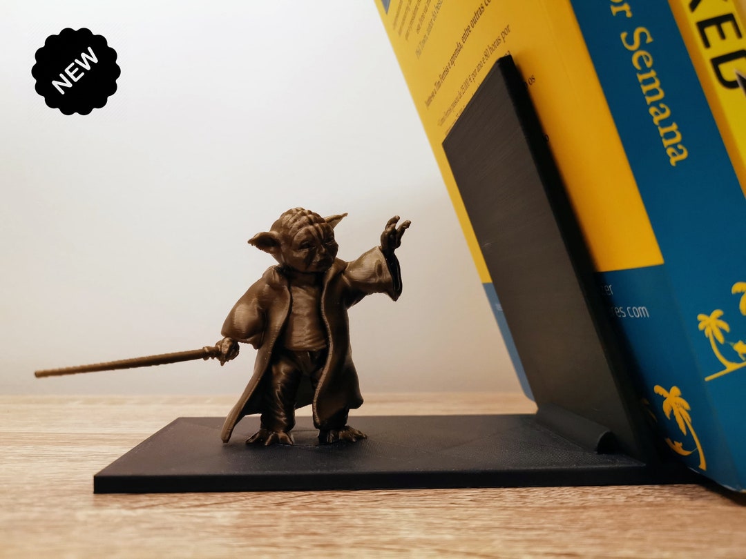 Fermalibri ispirato a Yoda organizer per l'home office, contenitore per  libri per l'arredamento dell'ufficio, porta libri -  Italia