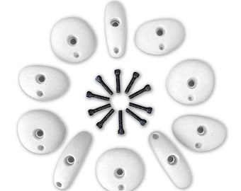 Rock Climbing Holds - Variety Set - Home Wall - EASY - 10X