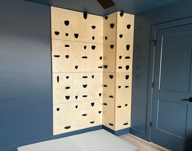 1X Home Climbing Panel Kit Birch Indoor Rock Climbing Wall Etsy