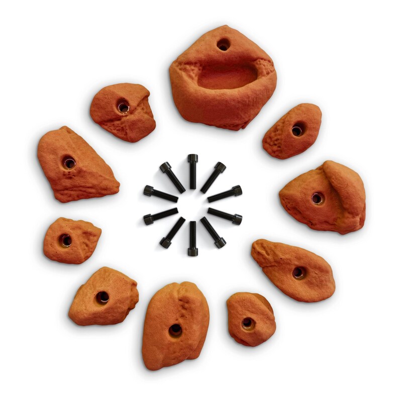Rock Climbing Holds - Natural Rock Shapes - Home Wall - EASY - 10X - Etsy