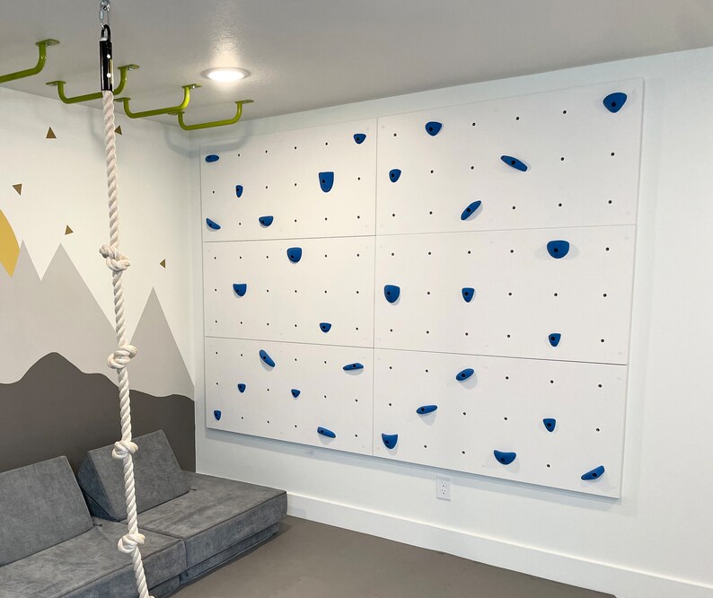 3X Home Climbing Panel White Indoor Rock Climbing Wall Etsy