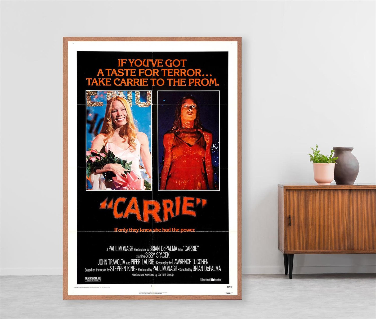 Carrie Movie Poster 1976 Classic Film 18x12 / Etsy