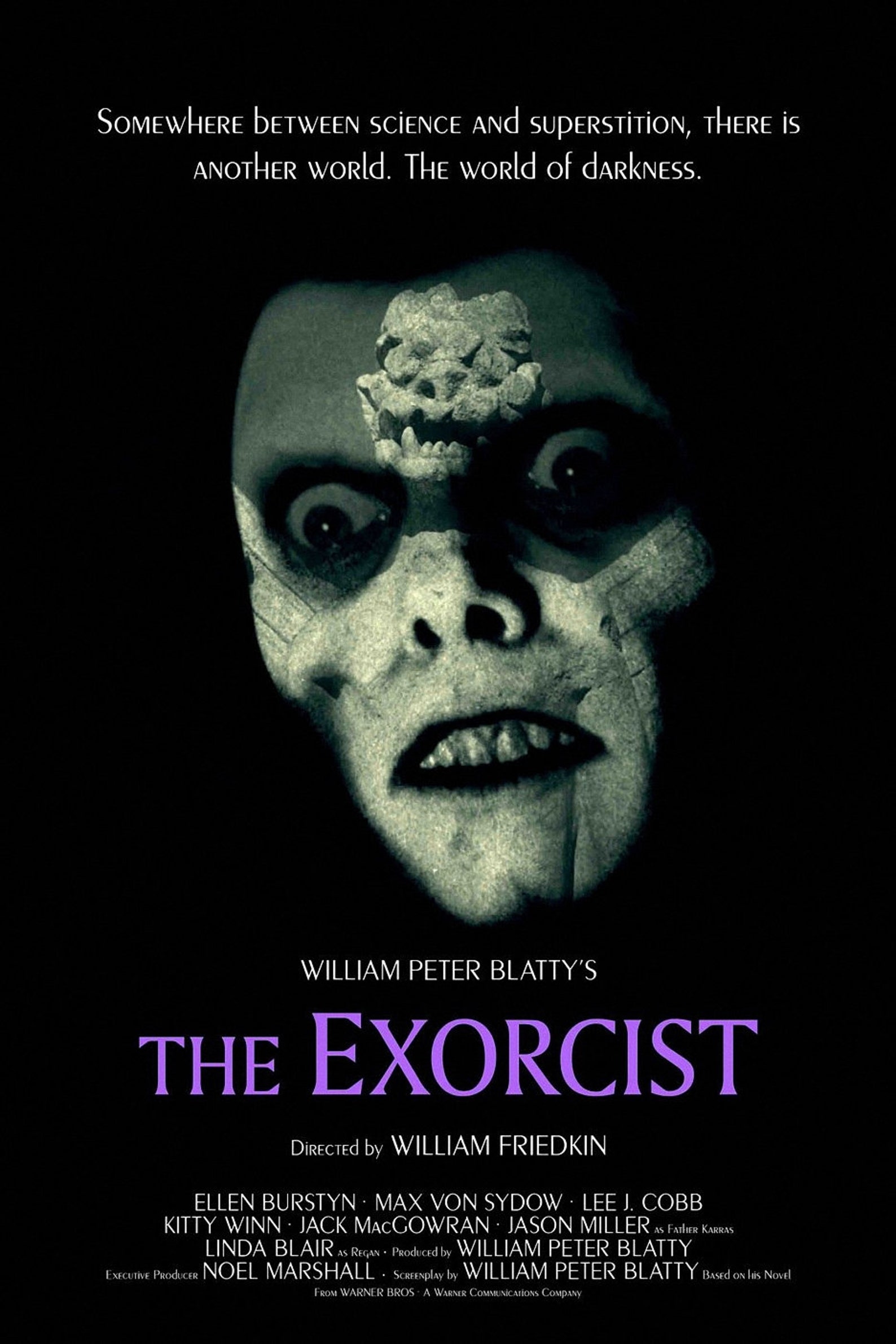 The Exorcist 1973 Horror Movie Poster 18x12 / | Etsy
