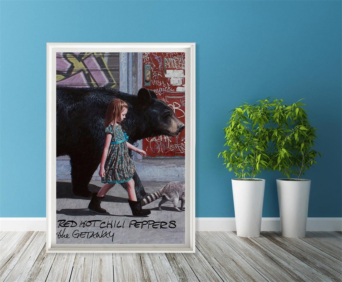 Red Hot Chili Peppers The Getaway Album Music Poster Etsy