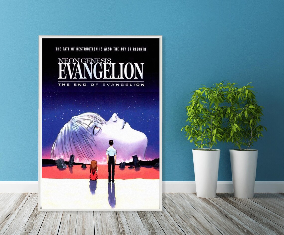 Neon Genesis Evangelion The End of Evangelion Movie Poster | Etsy