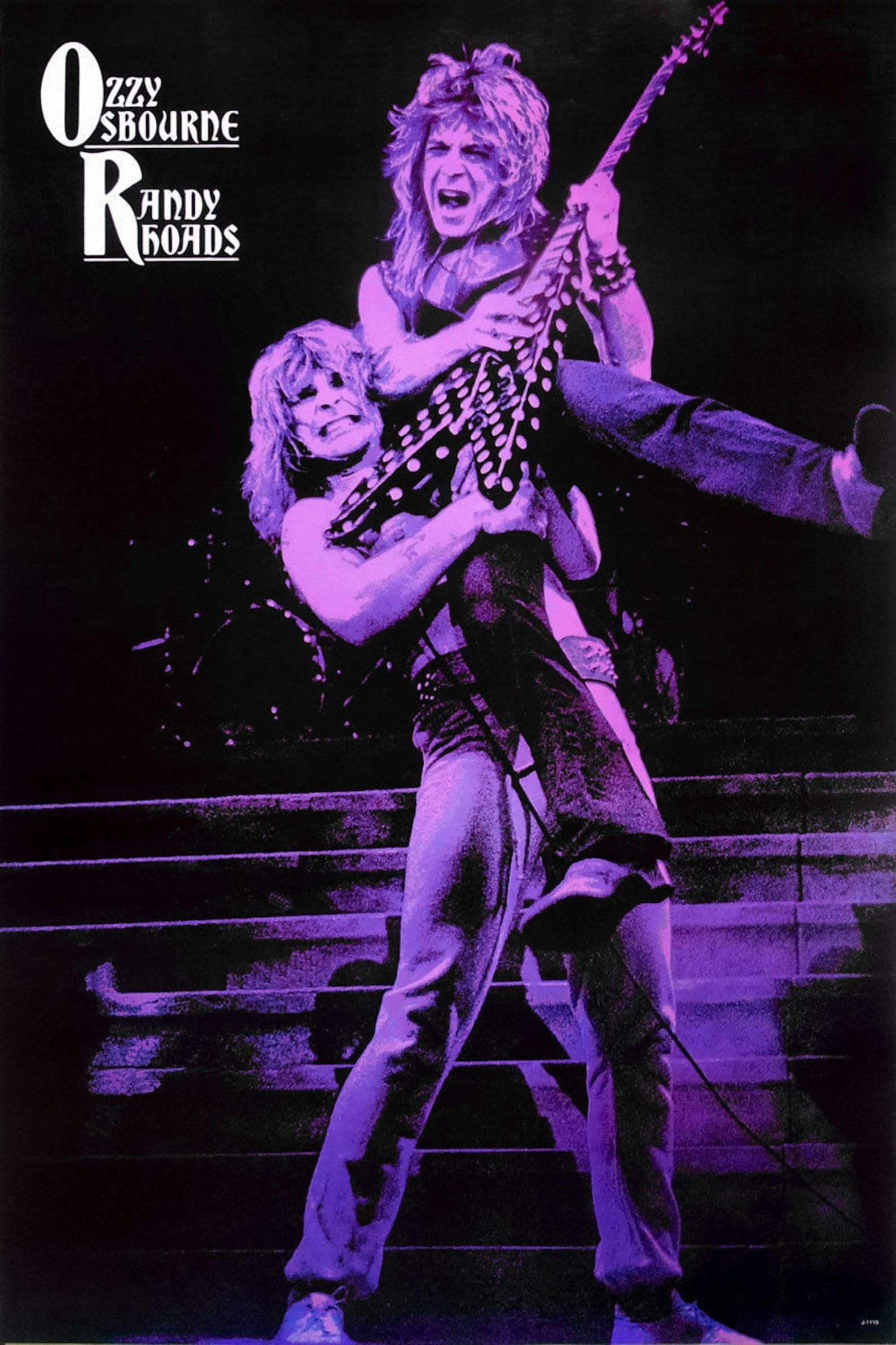 ozzy osbourne randy rhoads tribute poster